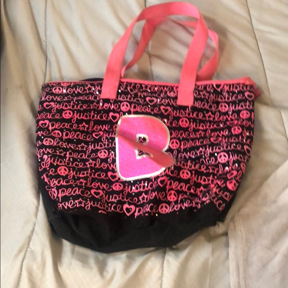 Pink justice purse